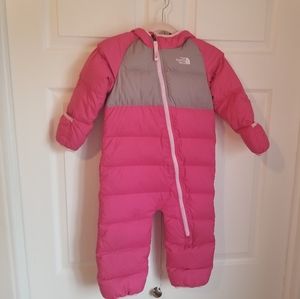 The North Face infant Lil snuggler suit